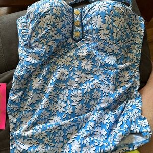 Lilly Pulitzer Tankini top size 14 NWT but tag not attached. Brand new
